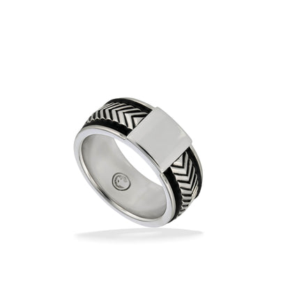 772898 - Sterling Silver - Effy "X" Ring