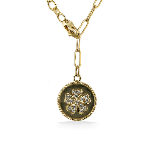 773026 - 14K Yellow Gold - Effy Medallion Necklace