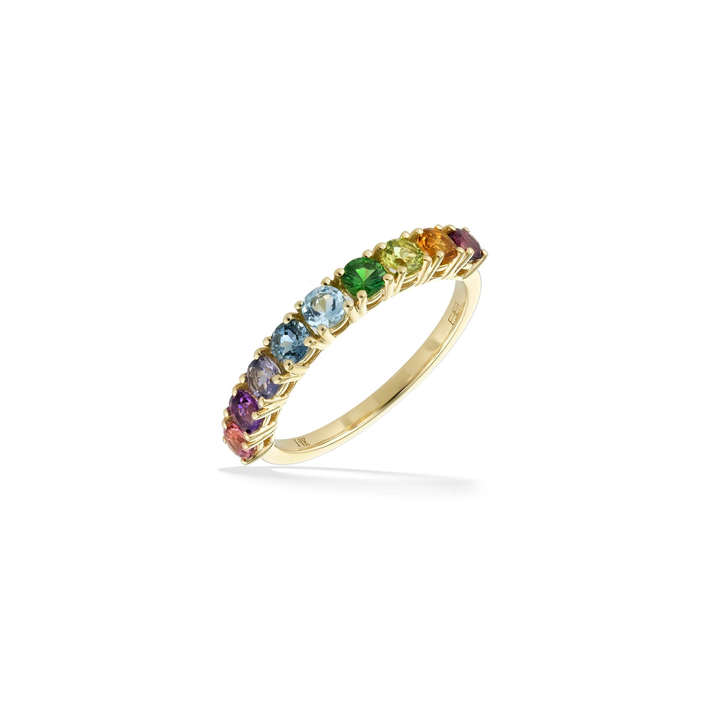773074 - 14K Yellow Gold - Effy Rainbow Ring 