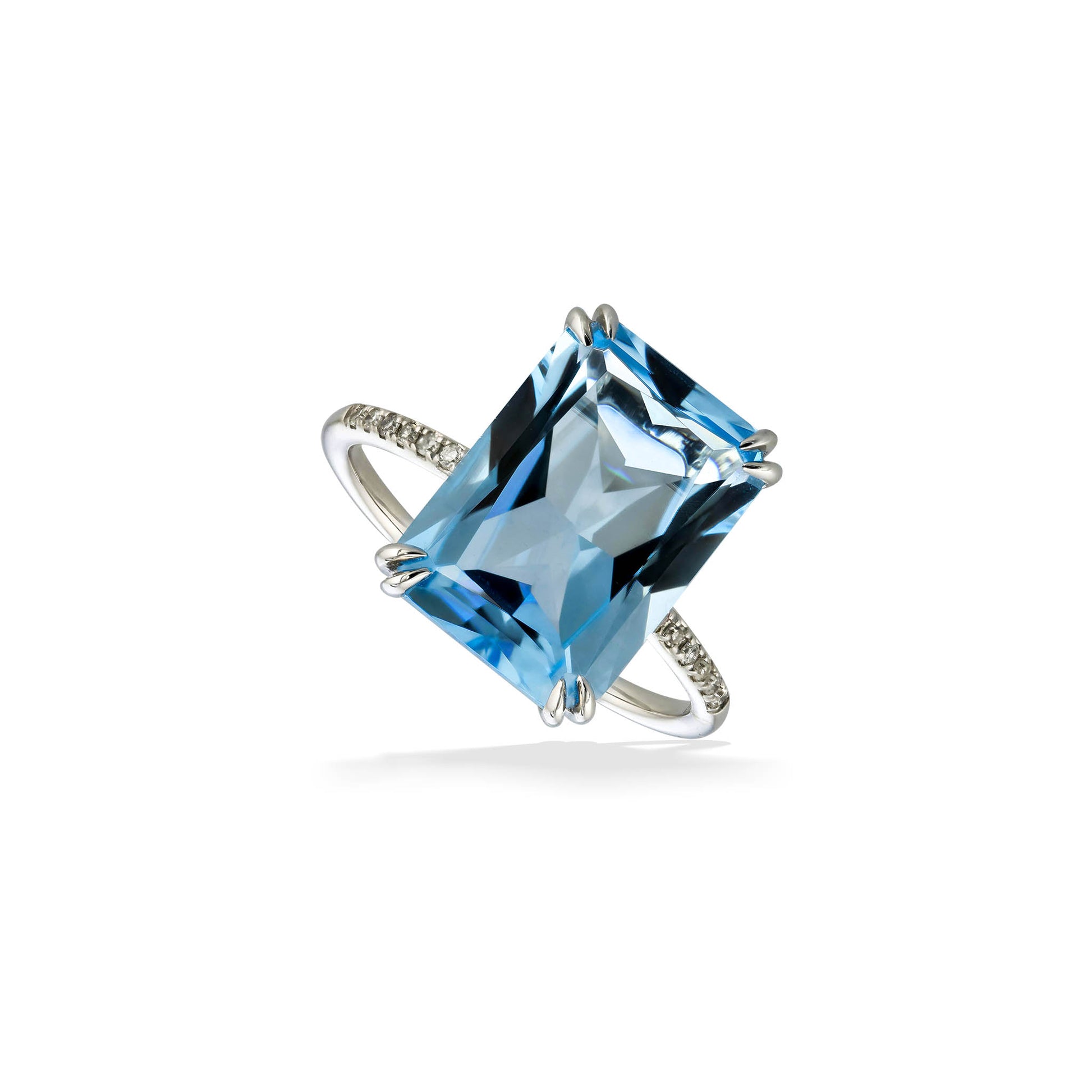Blue Topaz Ocean Blue Ring Le Vian Blue Topaz Ring With Diamonds