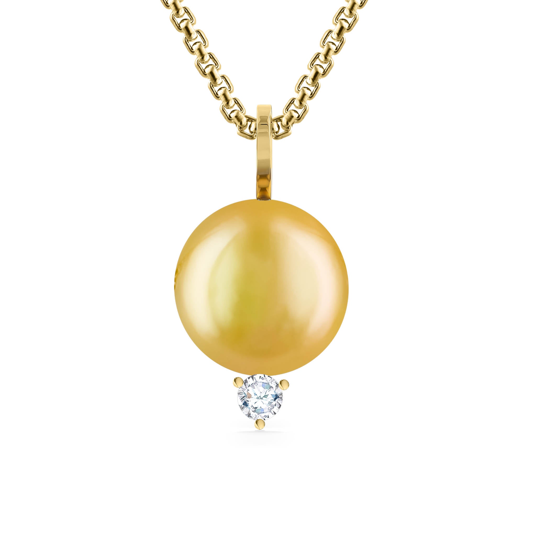 Pearl Glamour Diamond Pendant Necklace-Candere by Kalyan Jewellers