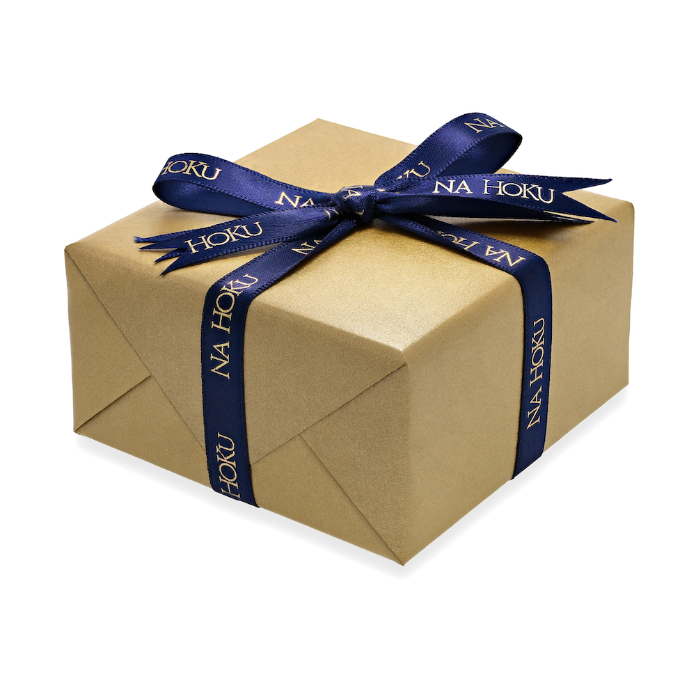 Example of a gift wrapped box